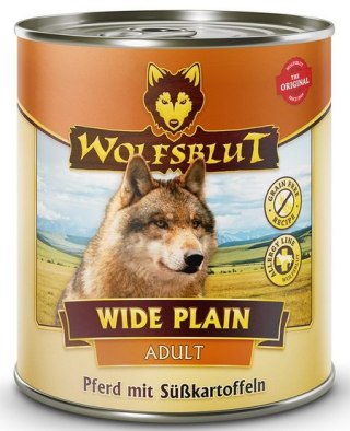 Wolfsblut Dog Wide Plain - konina i bataty puszka 800G