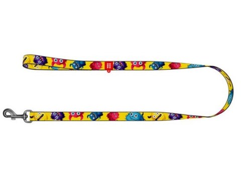 Collar WauDog Nylon Smycz nylonowa S 15mm/200cm, wzór FUTRZANE POTWORY Collar WauDog Nylon Smycz nylonowa S 15mm/200cm, wzór FUTRZANE POTWORY
