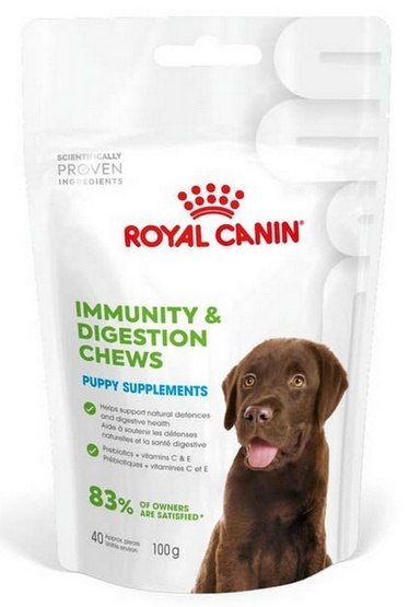 Royal Canin Immunity & Digestion Chews Puppy Supplements 100g Royal Canin Immunity & Digestion Chews Puppy Supplements 100g