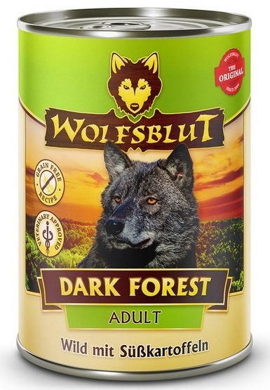 Wolfsblut Dog Dark Forest - dziczyzna i bataty puszka 395g Wolfsblut Dog Dark Forest - dziczyzna i bataty puszka 395g