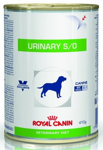 Royal Canin Veterinary Diet Canine Urinary S/O puszka 410g Royal Canin Veterinary Diet