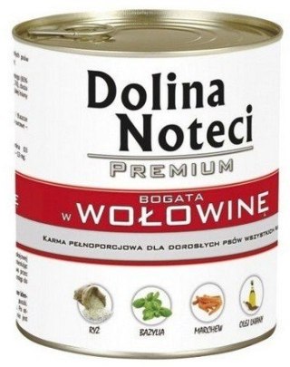 Dolina Noteci Premium Pies Wołowina puszka 400g Dolina Noteci